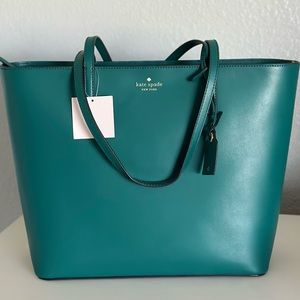Kitt Nylon Large Tote-Teal
